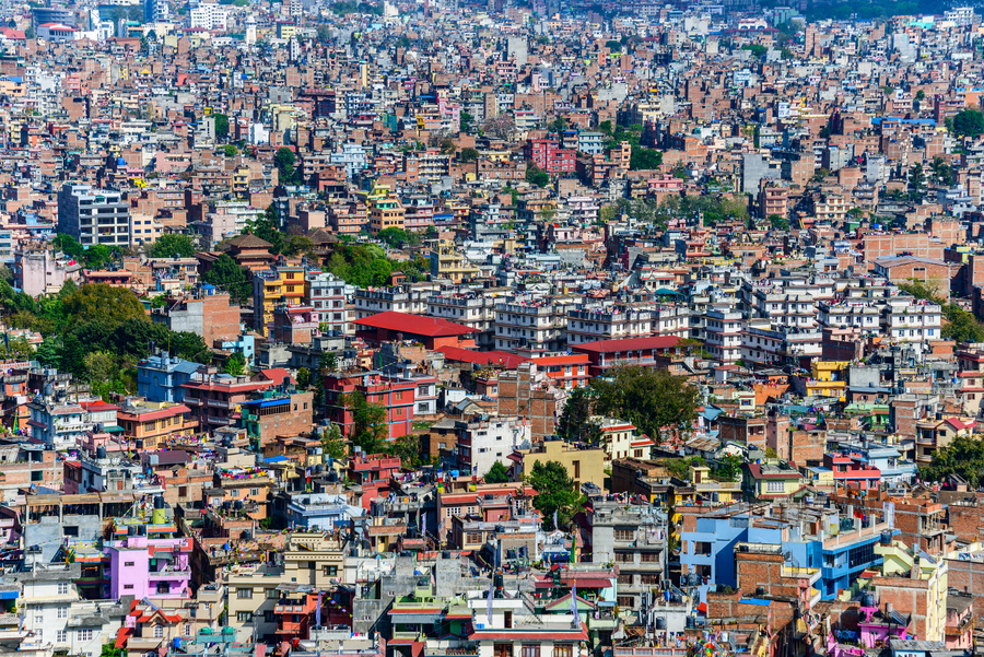 Kathmandu City in Nepal